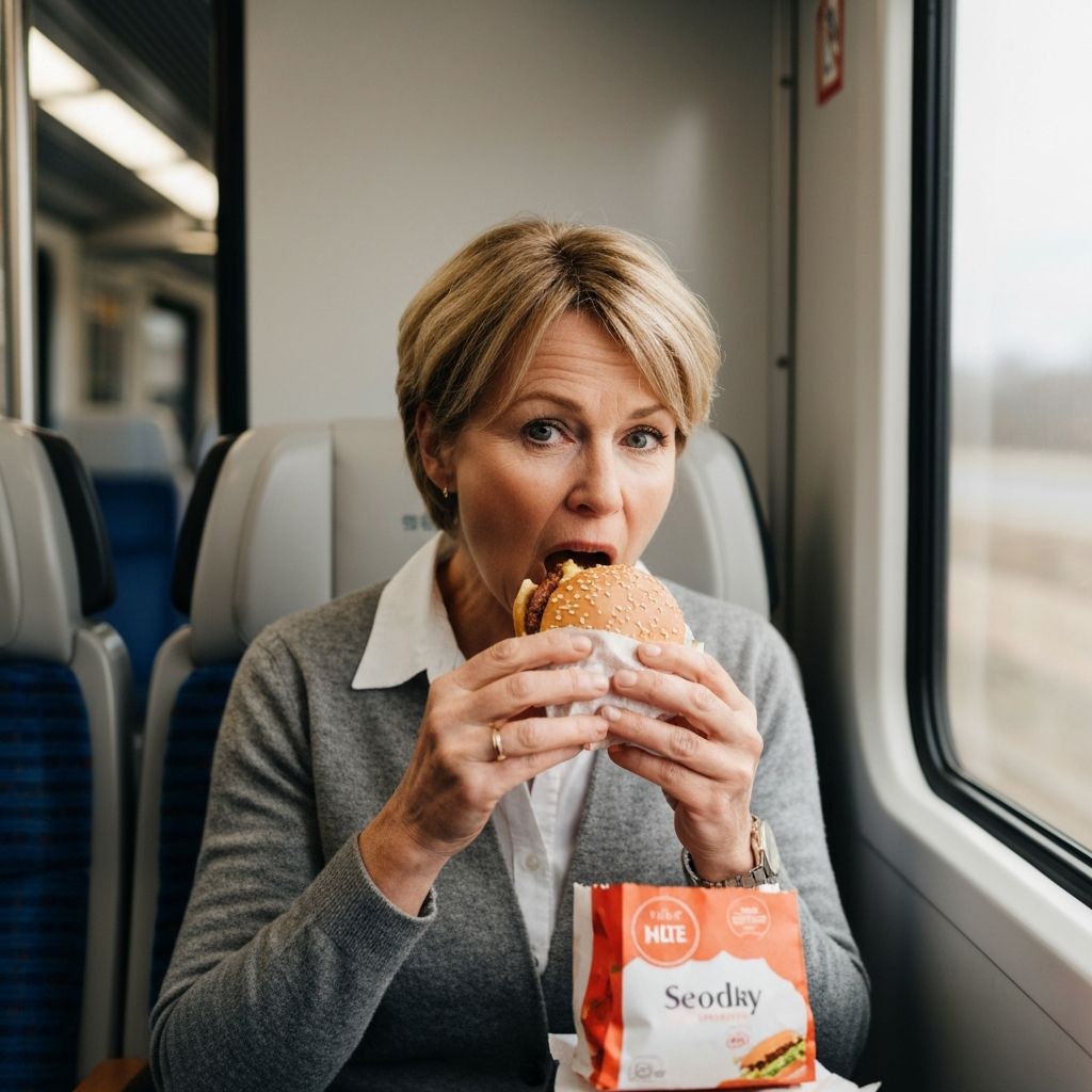 Eating during commute or travel